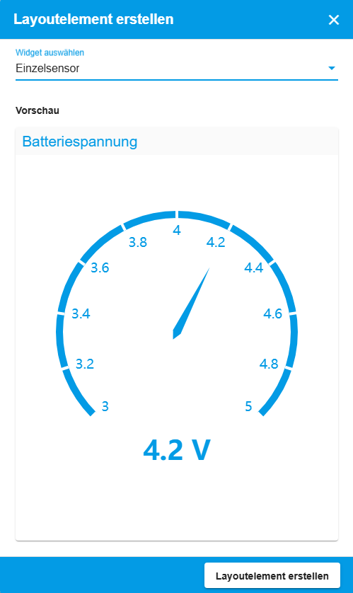 Widget Dialog